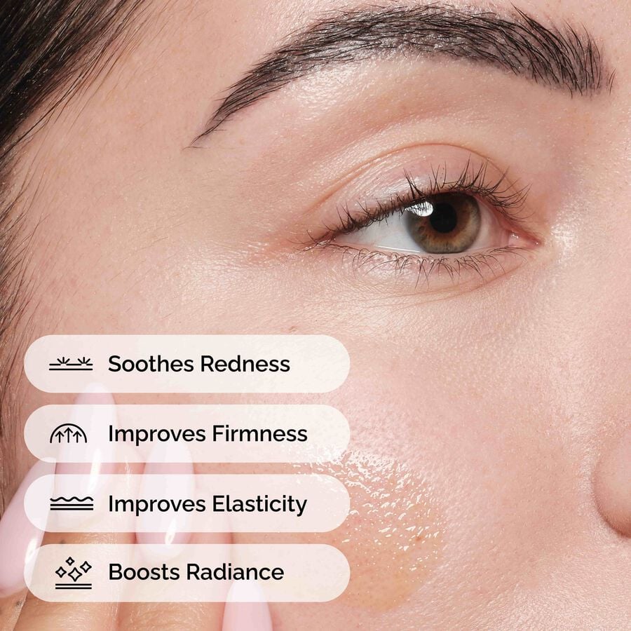 model application of 100% Fermented Rose Hip Seed Oil 